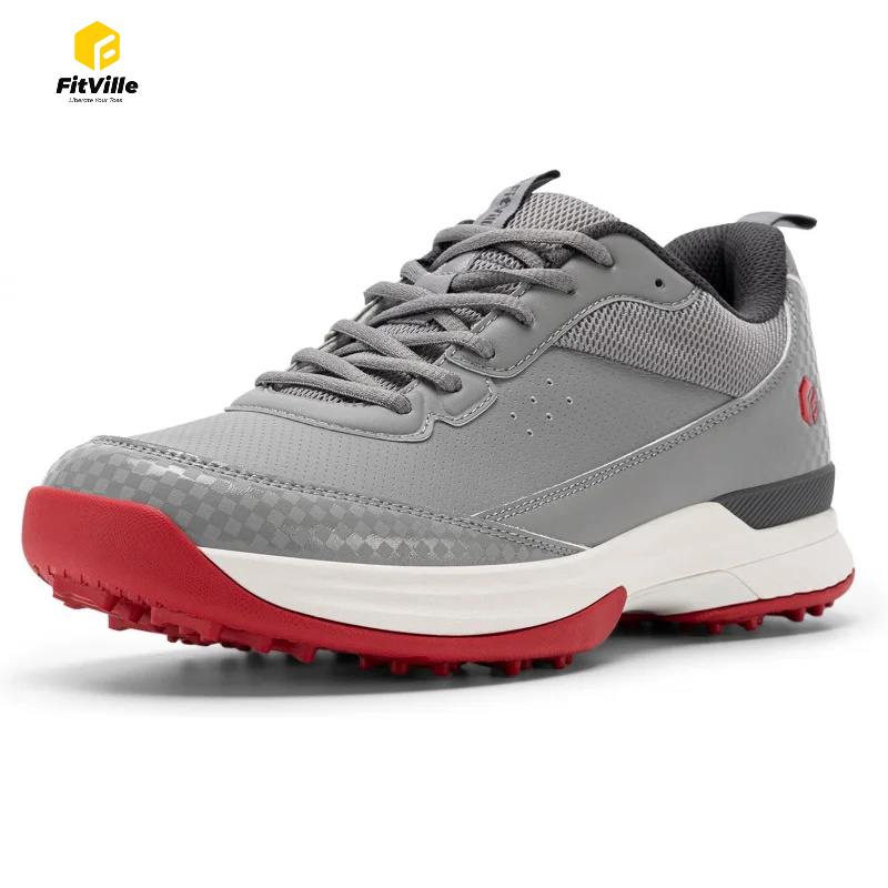 Badminton Shoes - Zapatos de Golf Anchos FitVille para