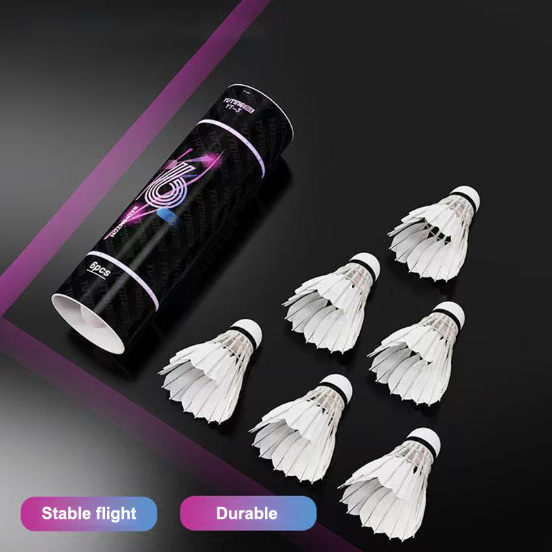 Badminton Shuttlecock - 3/6 unidades de volantes de bádminton