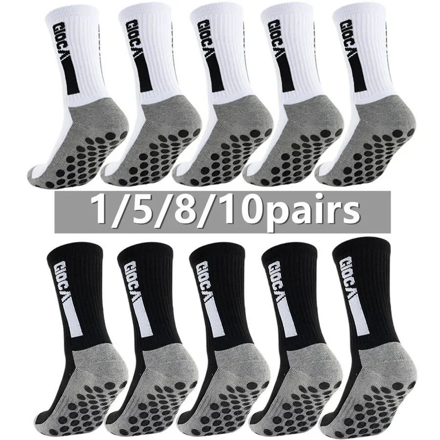 Sports Grip - 1/5/8/10 Pares de Calcetines Deportivos Antideslizantes