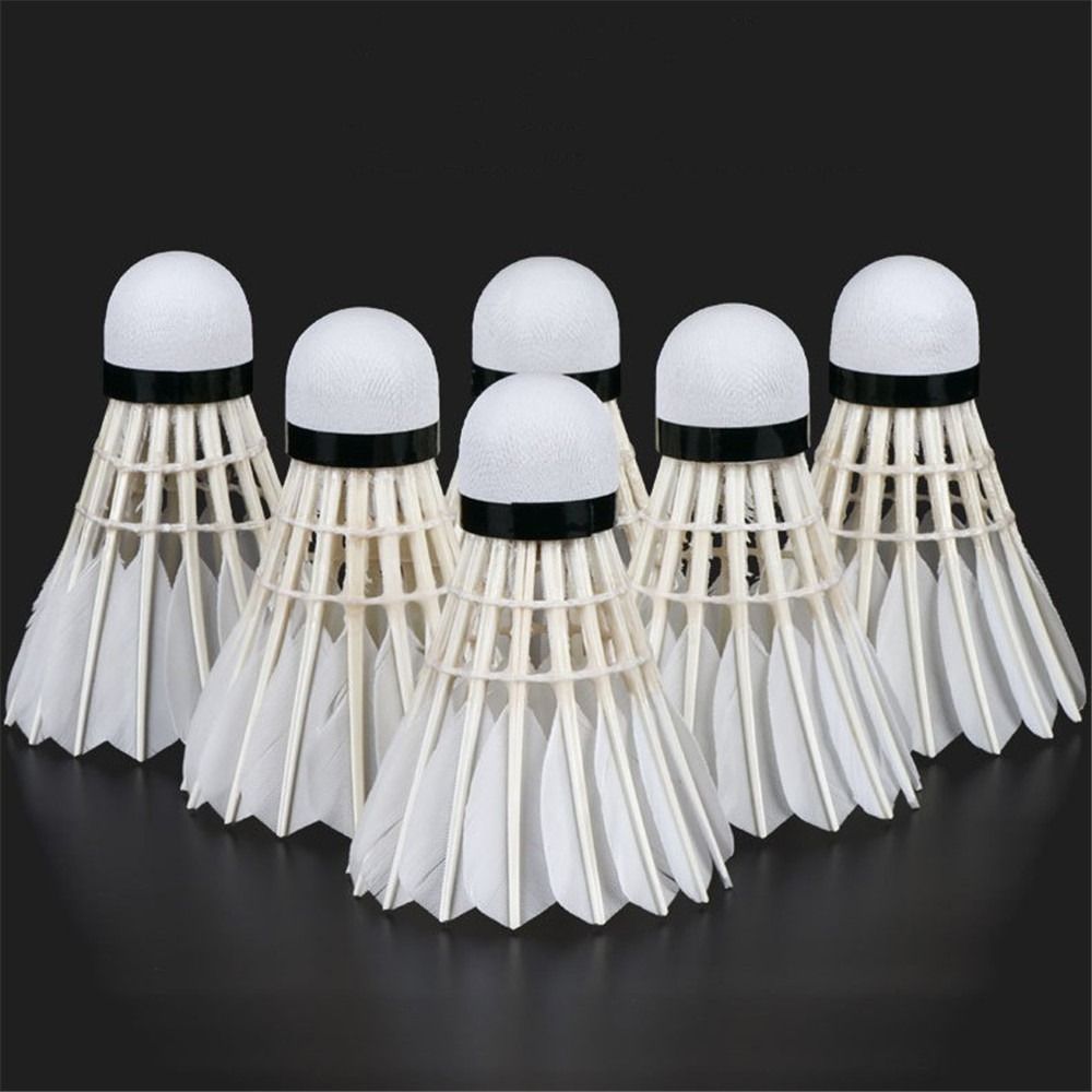 Volante de bádminton blanco nu - Feather Shuttlecock reseña y precio