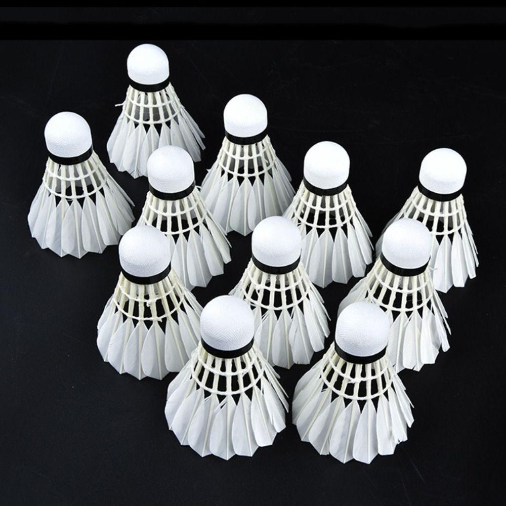 Volante de bádminton blanco nu - Feather Shuttlecock reseña y precio