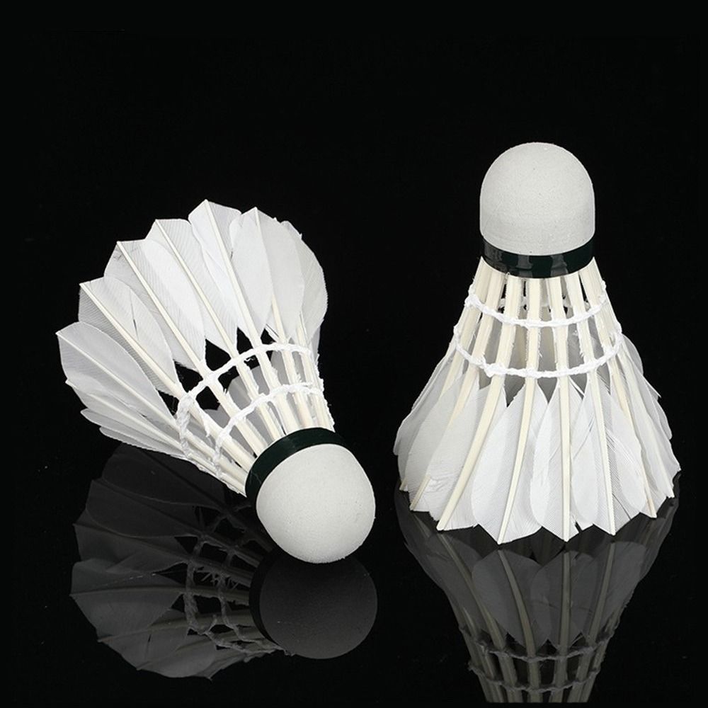 Volante de bádminton blanco nu - Feather Shuttlecock reseña y precio
